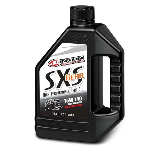 Maxima Sxs Gear Full Synthetic 75W140 Gear Oil - 1 Liter for Powersports