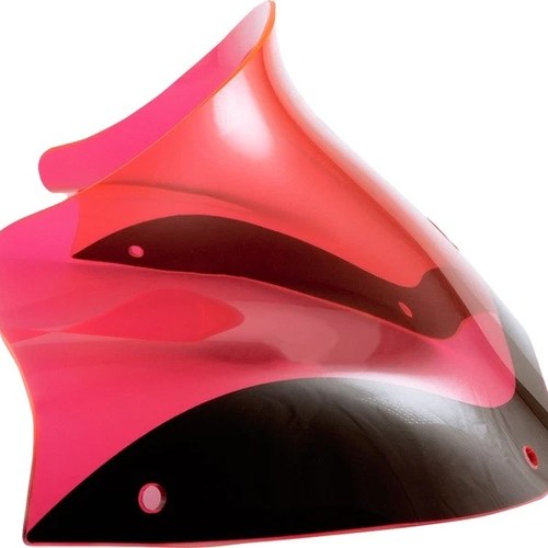 Klock Werks Ice Kolor Flare Windshield 8" Red Harley Davidson Road Glide