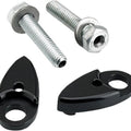 Joker Machine Astro Side Rail Marker Light Adapters Black Harley Davidson Dyna