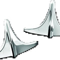 Kuryakyn Rear Fender Accents Leading Edge – Chrome for Harley Tri Glide & Street