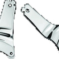 Kuryakyn Fixed Mounts for Multi-Purpose Backrest – Chrome Fit Harley Davidson