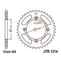 JT Steel Rear Sprocket 420 47T #JTR1214.47 Honda CR80R 1982-1983
