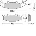 Braking SM1 Brake Pads #698SM1 for Kawasaki/Suzuki