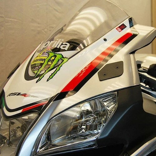 New Rage Cycles Mirror Block Off Plates #RSV4-MBO Aprilia RSV4 2010