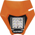 Acerbis Vsl LED Headlight Orange #2801985226 KTM 500 EXC-F/350 EXC-F