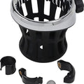 Ciro Drink Holder with Mount Chrome & 7/8 & 1" Black Clamp