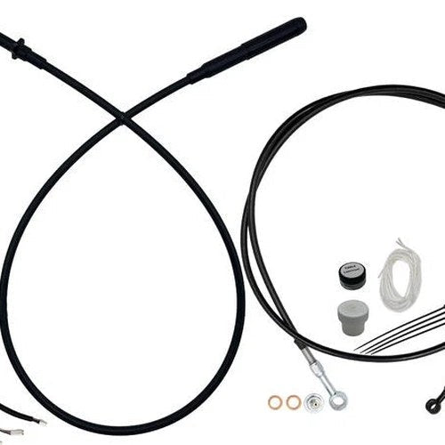 Fat Baggers EZ Install Cable Kit for 16" Ape Bars Black/Black #249016-B