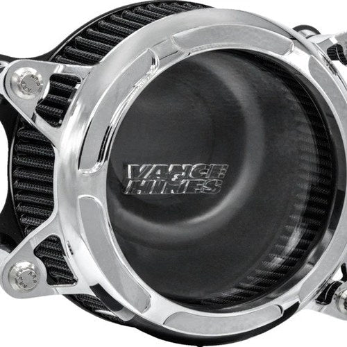 Vance & Hines VO2 Insight Air Intake Kit Wrinkle Chrome 71098 Harley M8
