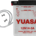 Yuasa Conventional Battery 12N14-3A #YUAM2241B for Yamaha/Honda