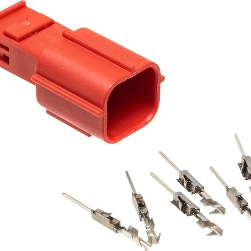 Namz 6-Pin OBD-II Connector/Terminal Kit Red