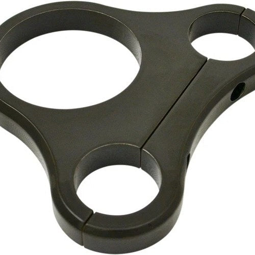 Drag Specialties T-Bar Single Gauge Mount for Mini Gauge 1.25" Gloss Black
