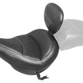 Mustang Max Profile Touring Solo Seat With Backrest #79330 Harley Davidson