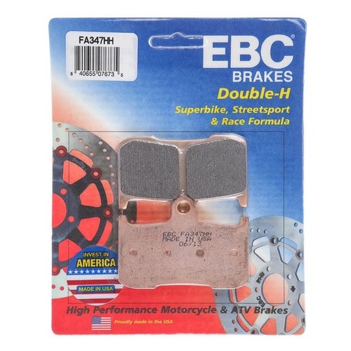Ebc HH Brake Pads Front #FA347HH for Victory/Triumph/Indian/Kawasaki/Suzuki