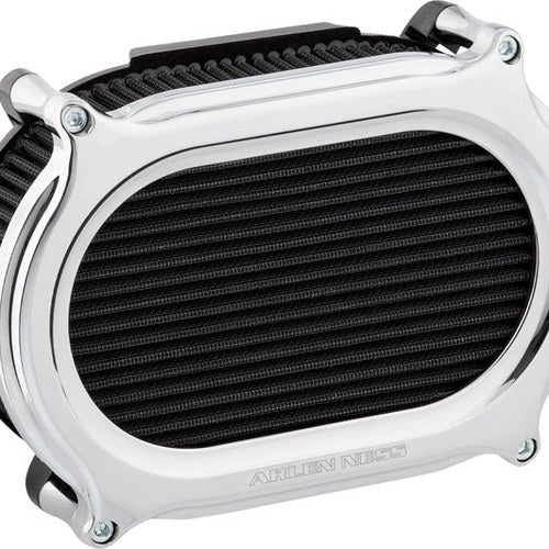 Arlen Ness Stage II Performance Air Filter Kit Chrome #600-185 Harley Davidson