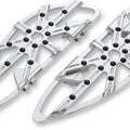 Arlen Ness 10-Gauge Adjustable Driver Floorboards Chrome #06-860 Harley Davidson