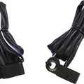 Drag Specialties Handlebar Marker Lights Matte Black Smoke #232951
