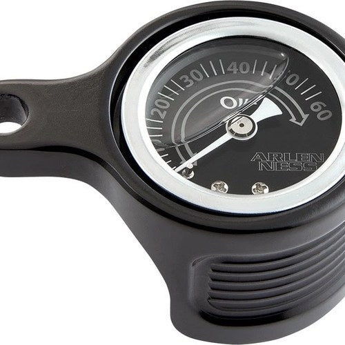 Arlen Ness Method Oil Pressure Gauge Kit Black 610-101 Harley Milwaukee Eight