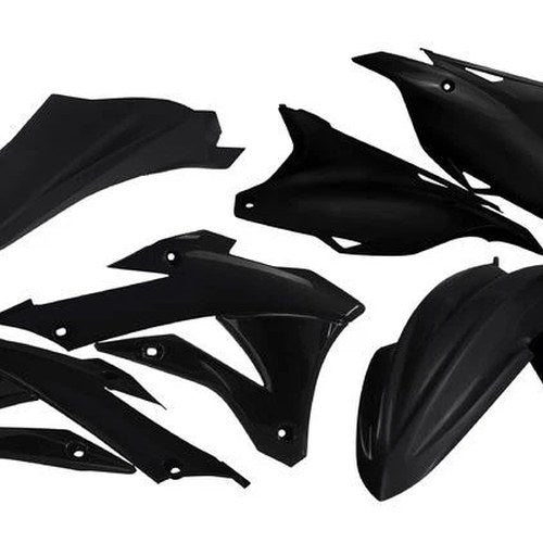 Acerbis Plastics Kit Black #2374100001 fits Kawasaki KX85/KX100 2014-2021