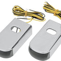 Alloy Art Fender LED Strut Marker Lights Chrome Red/Smoke Lens #SPSL-2