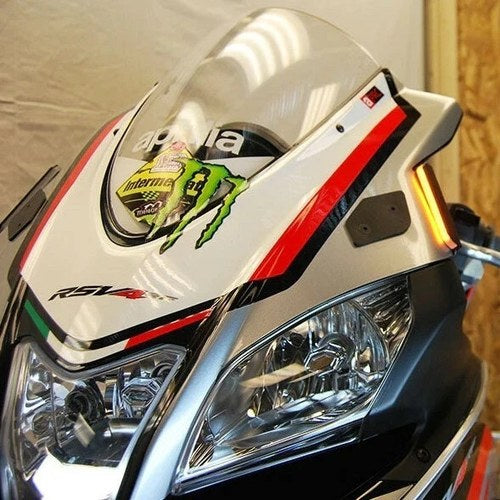 New Rage Cycles LED Front Turn Signals Amber #RSV4-FB Aprilia RSV4 2010