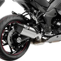Leo Vince LV-14 R Slip-On Muffler Titanium for Kawasaki Ninja 1000SX 2020-2024