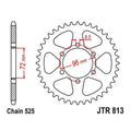 JT Steel Rear Sprocket 525 40T #JTR813.40 fits Suzuki Apache/Savage/TM-400/DS250