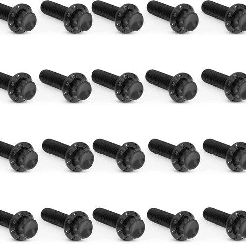 Arlen Ness Titanium Rocker Box Bolt Kit Black #300-945 Harley Davidson