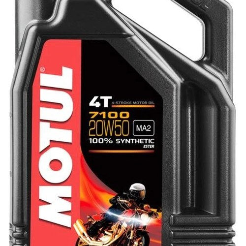 Motul 7100 Synthetic Ester 4T Motor Oil 20W-50 1 Gallon