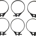 Moose Carburetor Clamps 55-58mm Black 6-Pack