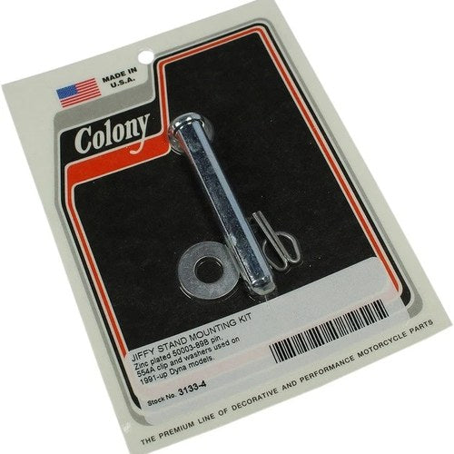 Colony Kickstand Pin Mounting Kit #3133-4 Harley Davidson Dyna