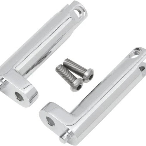 DS Hotop Passenger Footpeg Mounts Chrome Harley Davidson
