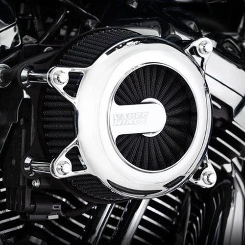 Vance & Hines VO2 Rogue Air Cleaner Kit Chrome 70375 Harley Davidson