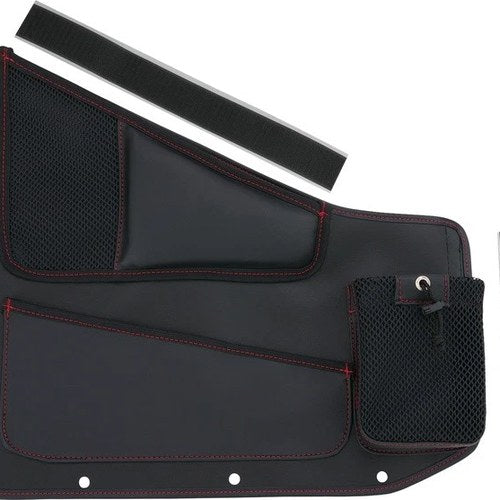 Show Chrome Driver Console Organizer Black/Red Stitching #H44-7DRED Polaris