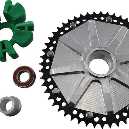Alloy Art Cush Drive Chain Sprocket 51T Machined/Black Sprocket G2CC51-31