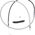 Drag Specialties Braided Clutch Cable 74" Clear Coated Harley Davidson