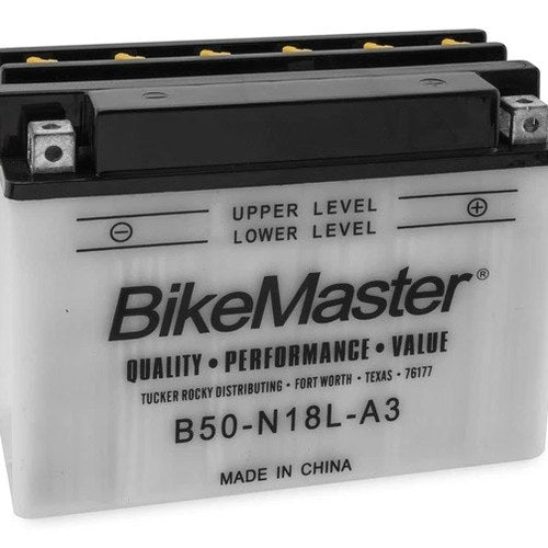 BikeMaster Battery B50-N18L-A3 #H50-N18L-A3 for Honda GL1500 Gold Wing 1988-2000