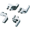 Kuryakyn Driver Floorboard Relocation Brackets Chrome #7528 Harley Davidson