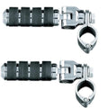Kuryakyn Driver Iso Footpegs With Clevis/Magnum Quick Clamp Small 1.25" Chrome