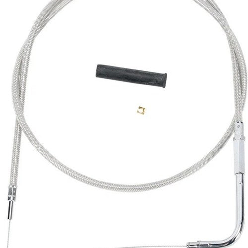 DS Braided Alternate Length Throttle Cable 47-1/2" #211674 Harley Davidson