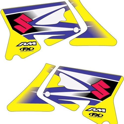 Factory Effex Original Shroud Graphics 2006 Yellow fits Suzuki RM125/RM250