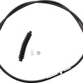 Drag Specialties Black Vinyl Clutch Cable 76-11/16" Black 211839 Harley Davidson