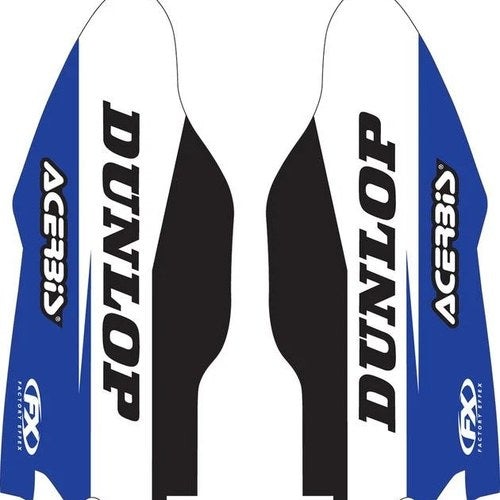 Factory Effex Sponsor Lower Fork Guard Graphics Blue #17-40278 fits Yamaha