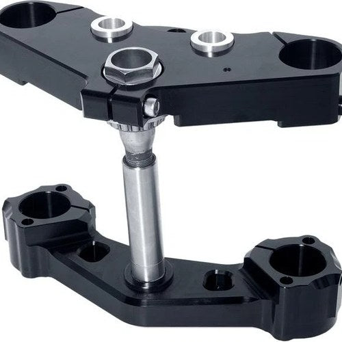 Hawg Halters X-23 Bolt-On Triple Tree Kit for 23" Wheels 6 Degree Black 49FLAX23