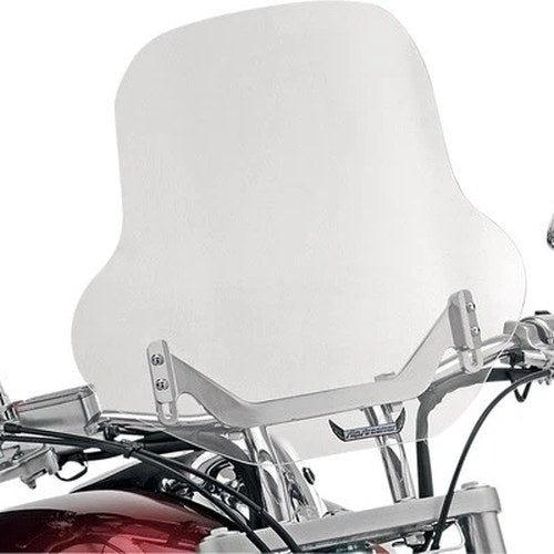 Slipstreamer Billet B-Wing Windshield 18" Clear/Chrome #BW18-C