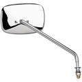 Emgo Screw-In Plain Face Mirror Right Long Stem Chrome Tinted Harley-Davidson