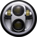 Custom Dynamics ProGlow LED 5.75" Headlight With Halo Chrome #CD-575-H-C