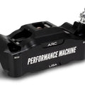 Performance Machine Radial Race Series 4-Piston Brake Caliper Front Right Black