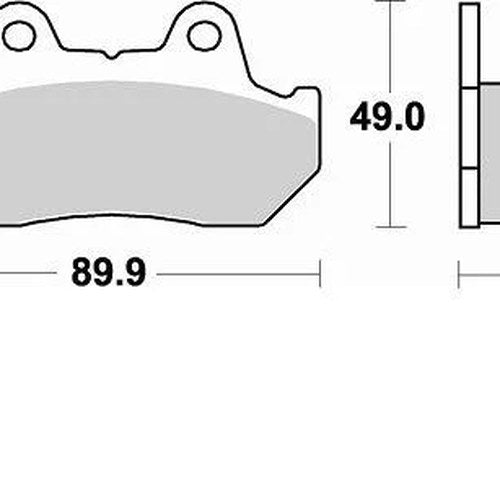 Braking SM1 Brake Pads #654SM1 for Honda