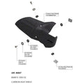 Leo Vince Carbon Fiber Heat Shield 80057 BMW R 1300 GS/R 1300 GS Adventure