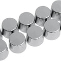 DS .5" Shouldered Hex Bolt/Nut Covers .8125 Height Chrome 10-Pack